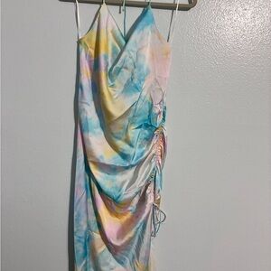 Zara Pastel Tie-Dye Dress